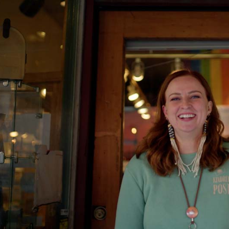 Kindred Post staff member smiling