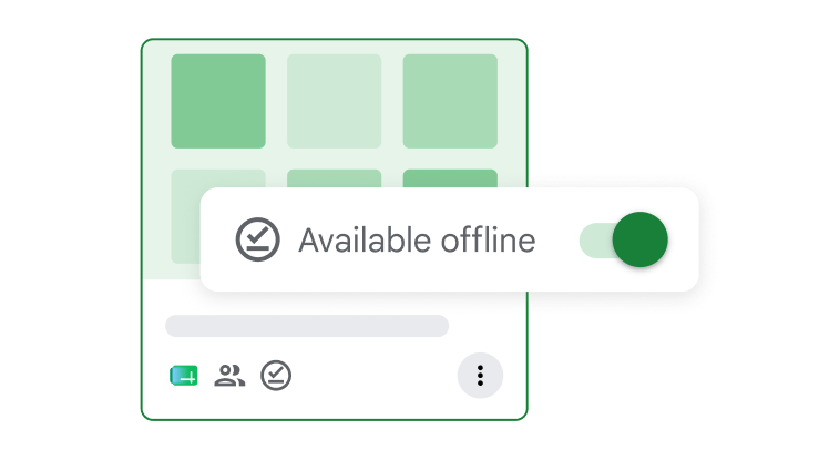 Toggle option to work offline
