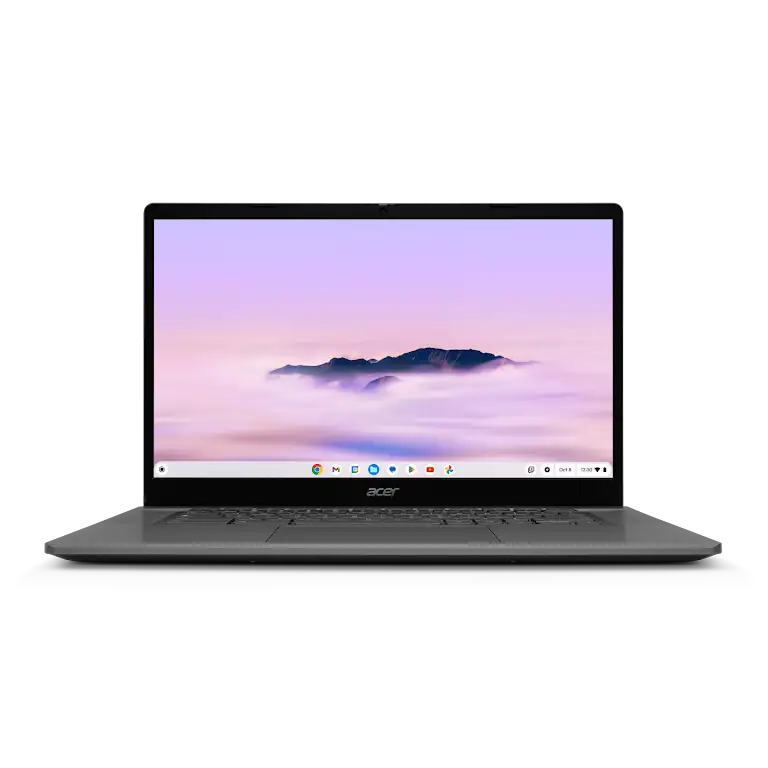 Acer Chromebook Plus 515 device front view.