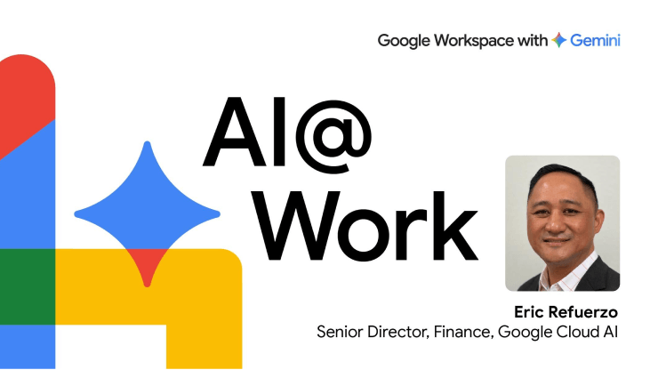 KI@Work-Profil von Eric Refuerzo, Senior Director bei Google Cloud AI.