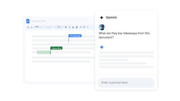 让 Gemini 提炼 Google 文档中的关键要点